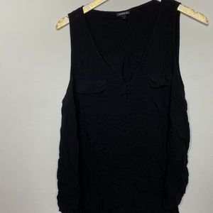 Torrid Black V-Neck Tank | Size 2 2X